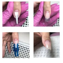 1 пакет Fibernails стекловолокно наращивание ногтей Акриловые наконечники для поли строительный гель маникюрный салонный инструмент