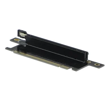 

PCI-E Extension Card 90 Degree Right Angled Forward and Reverse Riser Extension Card Adapter Computer Case Connector Card