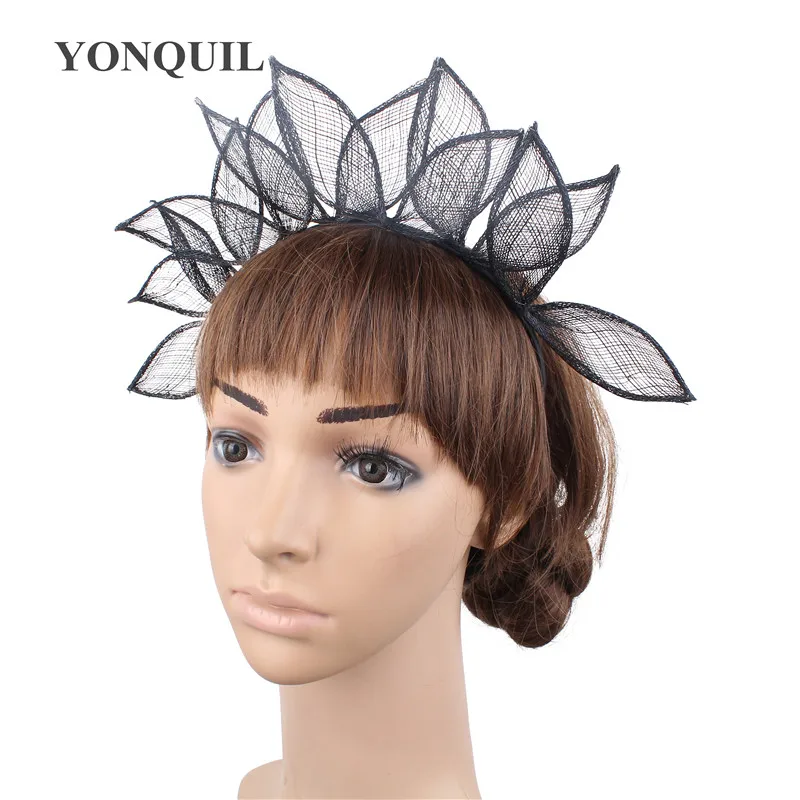 

New fashion headbands fascinator sinamay headwear women ladies elegant hair accessories for party tea occasion bridal headdress