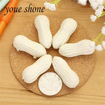 

2PCS/Peanut Eraser Food Simulation Modeling Rubber Stationery Lifelike Peanuts School Supplies