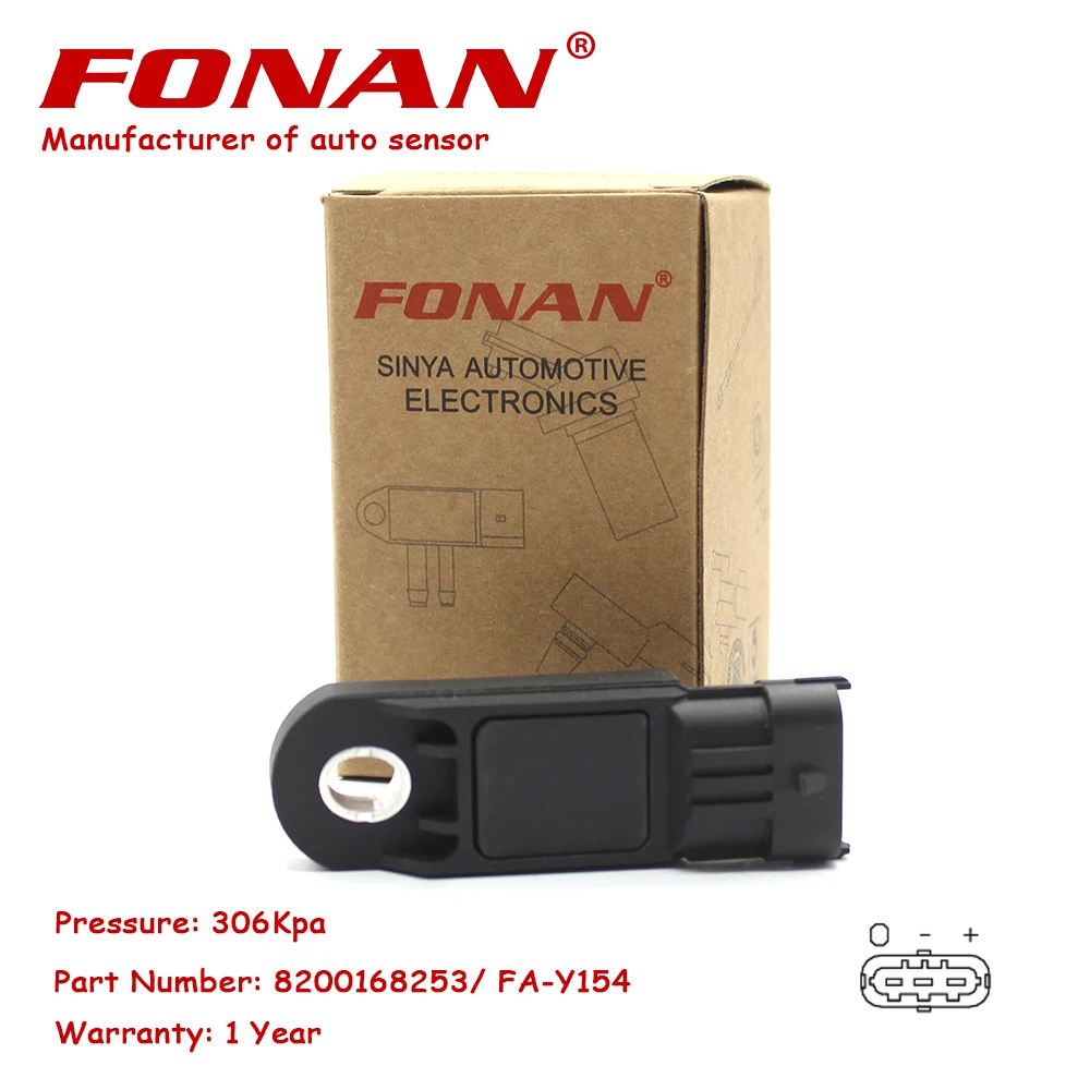 

0281002996 0281002566 BOOST INTAKE MANIFOLD PRESSURE SENSOR MAP FOR Renault Megane 1.9 FIAT Panda 0.9-2.5L 55219295 8200168253