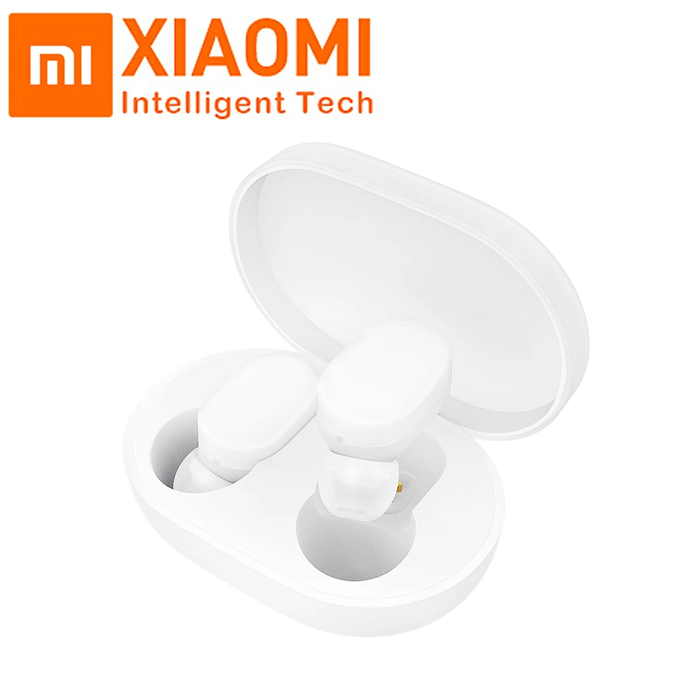 Оригинальные наушники Xiaomi AirDots TWS Bluetooth 5,0, беспроводные наушники-вкладыши, гарнитура с микрофоном и зарядной док-станцией, молодежная версия