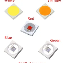 105 шт. светодиодный SMD 3030 чип 1 Вт 3V 6V 350MA 130LM красные, синие, зеленые, белые, теплые женские зимние ботинки мощность Вт Светодиодная лампа шарик светодиодный светильник, излучающая Диодная лампочка