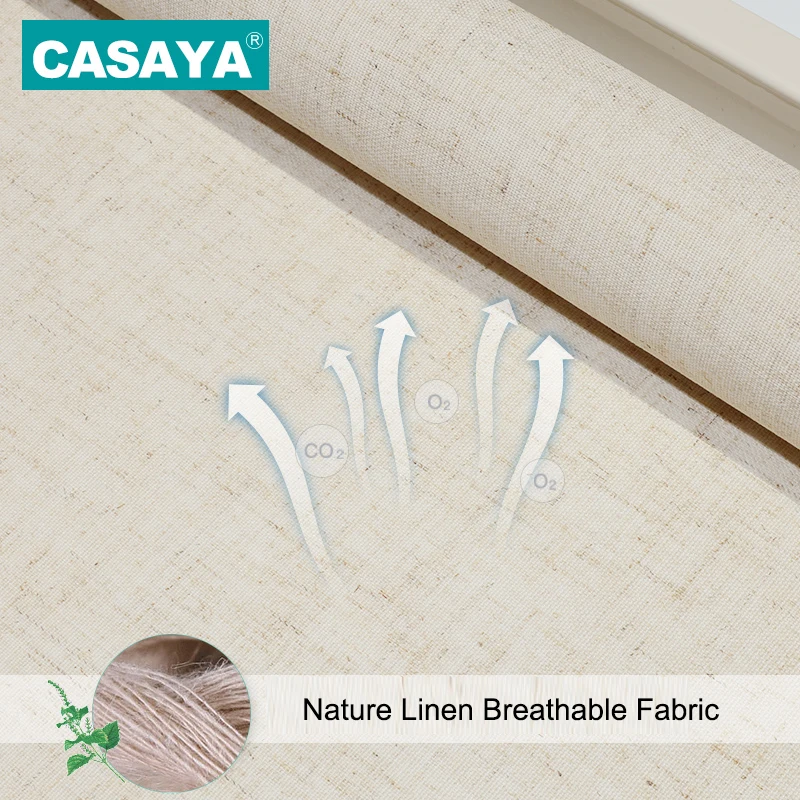 CASAYA transpirable ropa de persianas de tela inalámbrico Primavera de tonos ventana tonos de tamaño personalizado CASAYA transpirable ropa de persianas de tela inalámbrico Primavera de tonos ventana tonos de tamaño personalizado