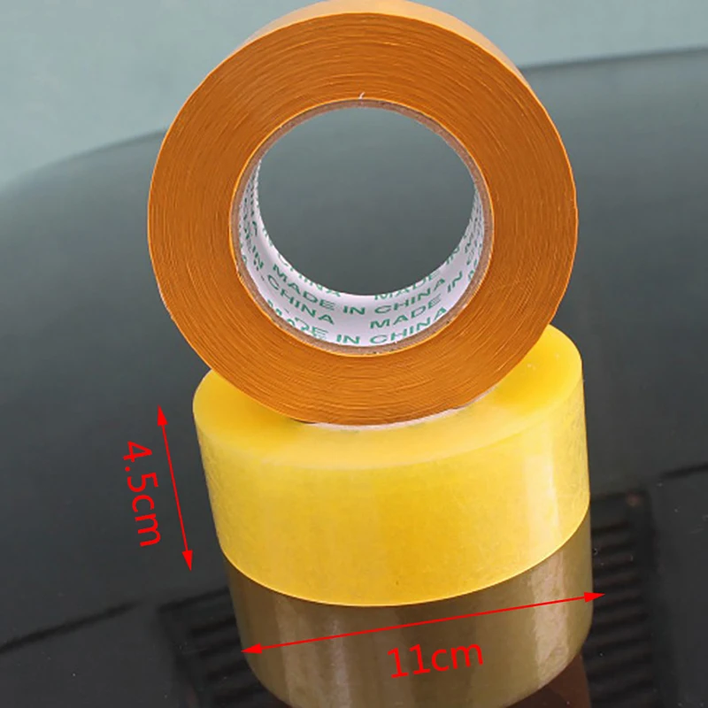 

4.5cm*100M Transparent Tape Sealing Sticky Tape Rolls Home Office Packing Supplies School Stationery Gift Packing Strong Glue