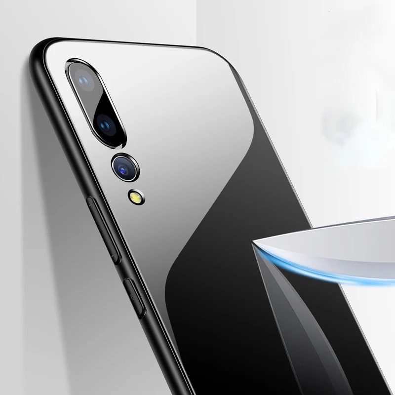 For-Huawei-P20-Pro-Case-Luxury-Tempered-Glass-Silicon-Frame-Case-For-Huawei (15)