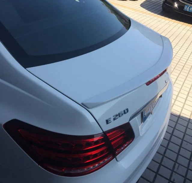 Для Benz E class спойлер W207 C207 Coupe 2 дверный Спойлер ABS Материал заднее крыло автомобиля