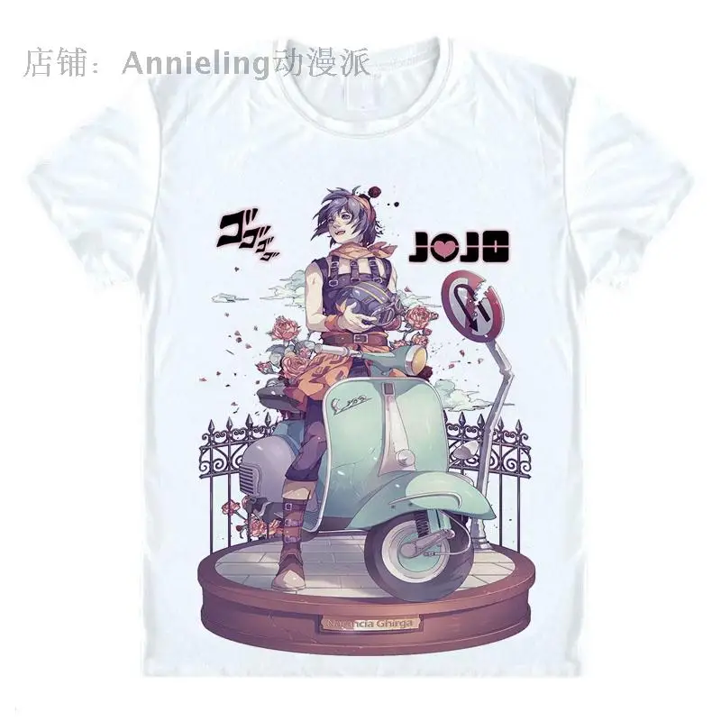 Moe Джоджо футболки для приключений мульти стиль короткий рукав рубашки JoJo no Kimyo na
