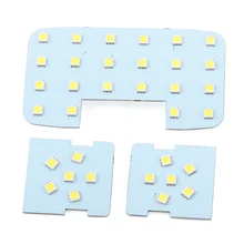 3 шт. для KIA RIO K2 2006-2012 Hyundai solaris Verna, лампы для чтения, Купольные лампы, светодиодные Внутренние огни белого цвета, подходят