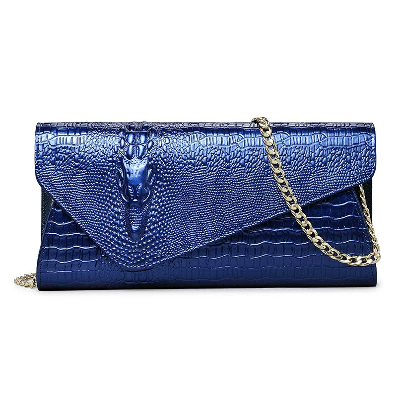 

Large Size Summer Women Clutch Bag Evening Wedding Clutch Purse Handbag With Gold Chain Envelope Party Day Clutch Bag