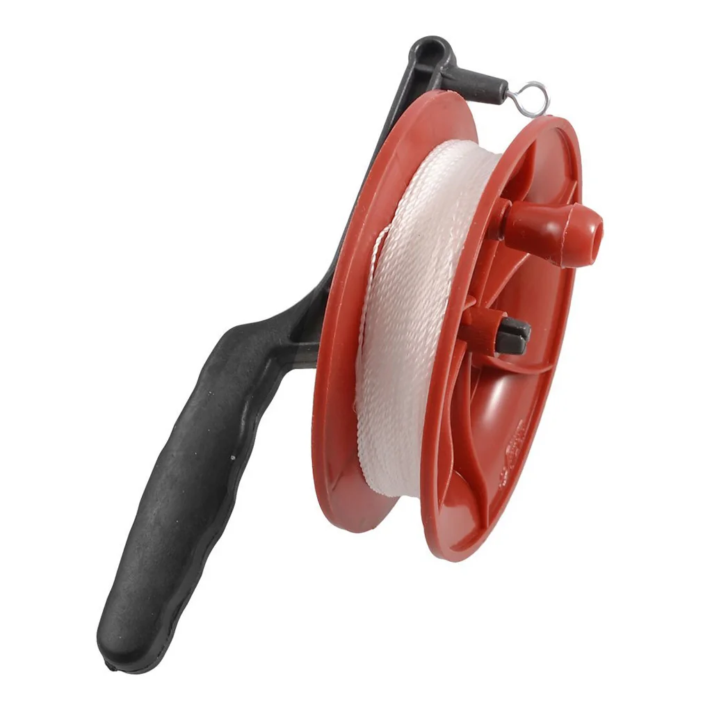 Black Hawk Kite Eagle Bird Scarer Protector Guard - Farmer Crops Scarecrow Birds Decoy Props Toys - Red Handle 100 Kite Line