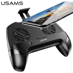 USAMS игровой держатель для телефона для iPhone samsung S9 Dual Fans Stand телефон Радиатор Охлаждение игровой контроллер ручка держатель power Bank