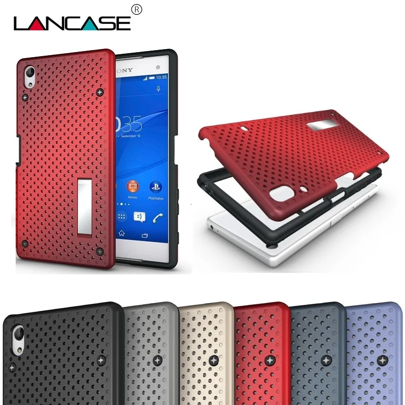 ソニーのxperia Z5プレミアムケース5 5 Pcカバー ソフトtpuフレーム2で1放熱メッシュカバー用ソニーz5プラススタンド電話ケース Phone N95 Phone Made In Chinaphone Radiation Protection Aliexpress
