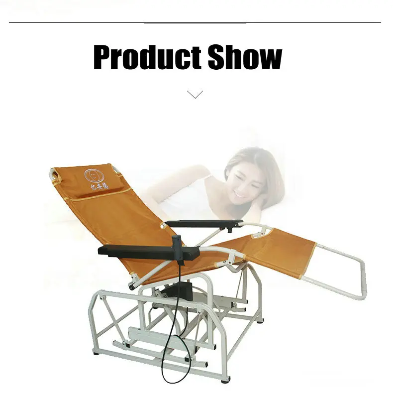 Adult Electric Rocking Chair with Adjust Seat, Leisure Chair Balcony Chair can Load 200KG, Foldable Adult Chair