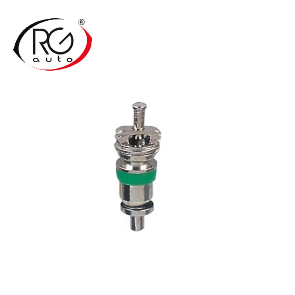 RGFROST Best 50pcs 5V1 18.5mm(0.73in) NBR Automotive Air-Conditioning Stem Valve Copper Core Black White Green
