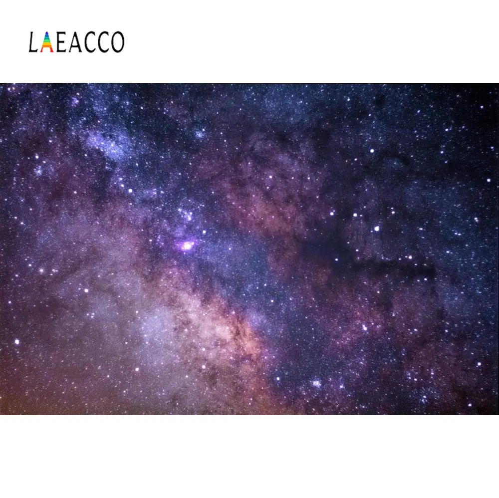 Laeacco звездный блеск звездное небо Вселенная Вечеринка сценический узор