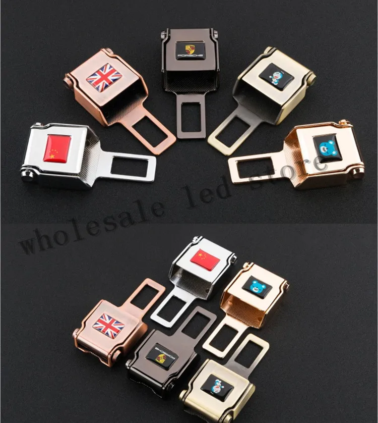 2PCS Lovely Korean car seat belts extend card buckle latch Extender