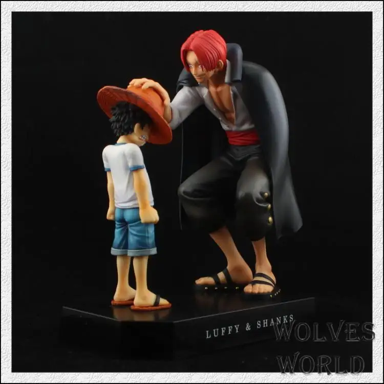 One Piece Child Monkey D Luffy & Shanks Red Haired Boxed ...