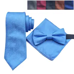 Подарочный галстук набор для мужской галстук-бабочка и носовой платок Набор Pajaritas Cravate Homme Corbatas галстук-бабочка человек Bowtie тонкий галстук в