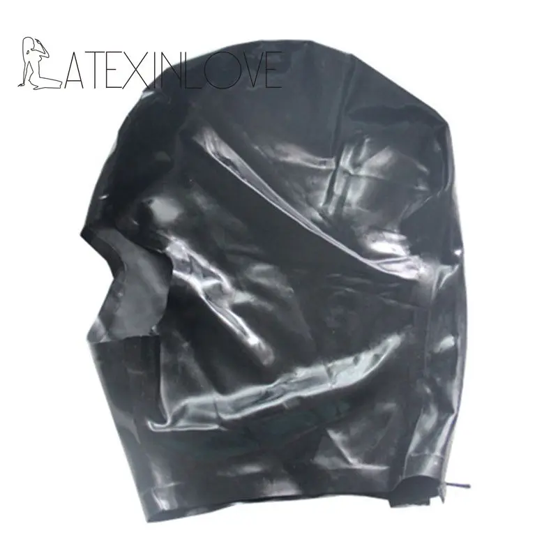 Sexy-Black-Latex-Hood-Half-Face-Cover-Rubber-Mask-Open-Mouth-with-back-Zip-for-Halloween-2