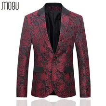 MOGU блейзер для мужчин Весна новое поступление модный мужской блейзер с принтом Высокое качество Повседневный блейзер Мужской Азиатский Размер 5XL мужской блейзер