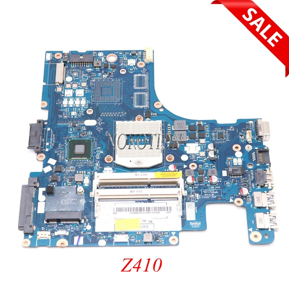 NOKOTION AILZA NM-A181 Main board For lenovo Ideapad Z410 14 inch laptop motherboard HM86 DDR3L full tested