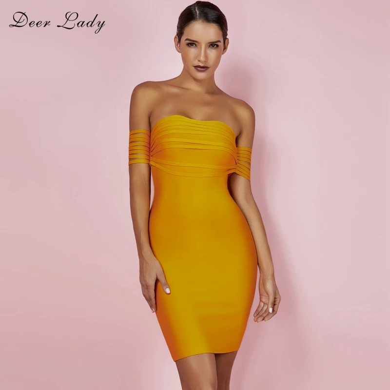 Новинка 2017 женское Бандажное платье с оленем Vestidos коротким рукавом облегающее