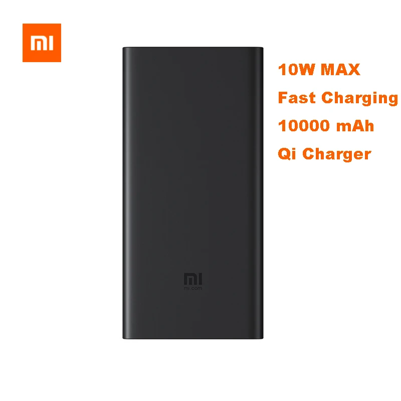 

Xiaomi Original 10W Max Wireless Power Bank 10000mAh Qi Quick Charge Smart Wireless Smart Charger For iPhone Smart RC PRODUCTS