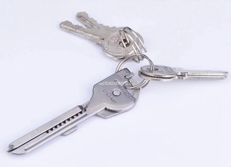 

200pcs 6 In 1 Multi Function Key Bottle Opener Keychain Screwdriver Outdoor Necessary Beer Wine Openers