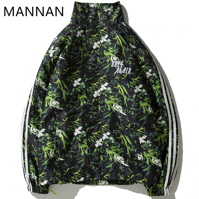 

MANNAN Winter Jacket Men Modis Men Weed Windbreaker Harajuku Streetwear Autumn 3D Print Leaf Hoodies Coat Urban Clothes