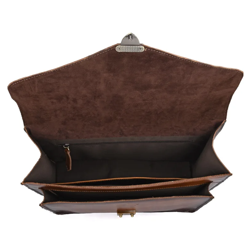 Сумка мессенджер мужская из натуральной кожи для ноутбука|leather laptop bag|bag briefcaseman bag