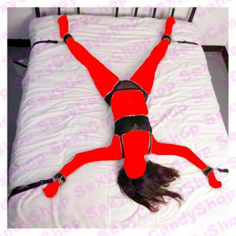 Under Bed Restraints Sex Toys For Couples Plush Fetish Bondage Straps