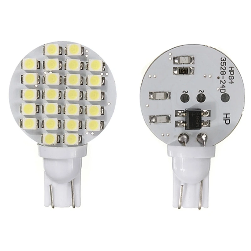 Новое поступление Белая светодиодная панель T10 168 194 501 W5W 24 SMD 1210 автомобильный