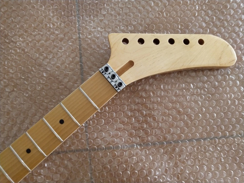 Floyd rose nut electric guitar Neck Replacement 22 Fret Maple for ST