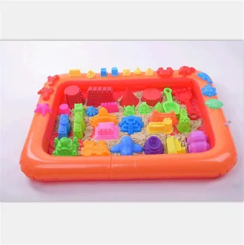 

Magic Play Sand Children Toys Mars Space Inflatable Sand Tray Accessories 60*45cm