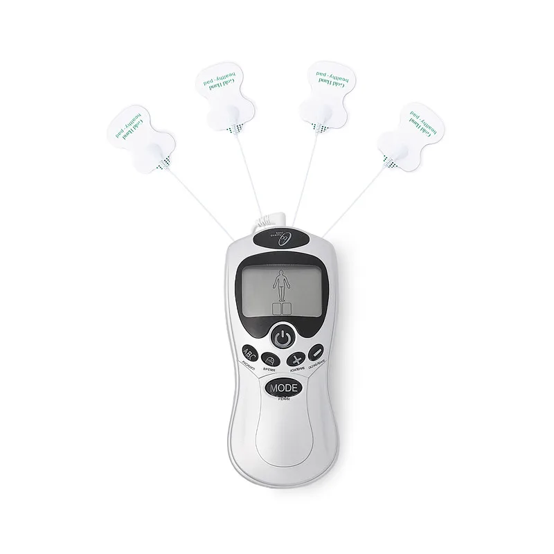 

Russian Menu Massazhery Electronic Pulse Therapy Massager Relaxation Tens Unit Muscle Acupuncture Stimulator 4pc Electrode Pads