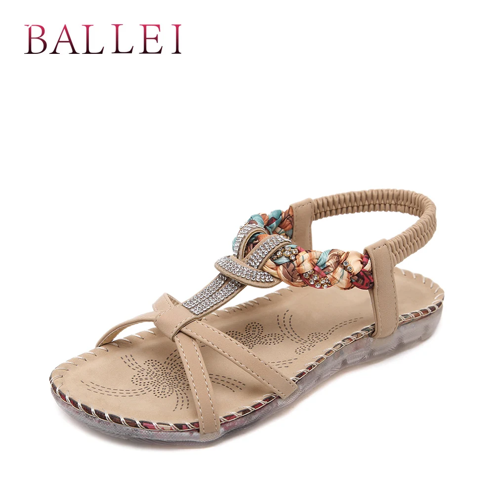 

National Style Woman Luxury Sandals With Thumbs High Quality PU Comfortable Low Heel Shoes Vintage Fashion Lady Sandal S13