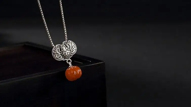 

Sterling S925 925 silver Necklace bat Pendant charm