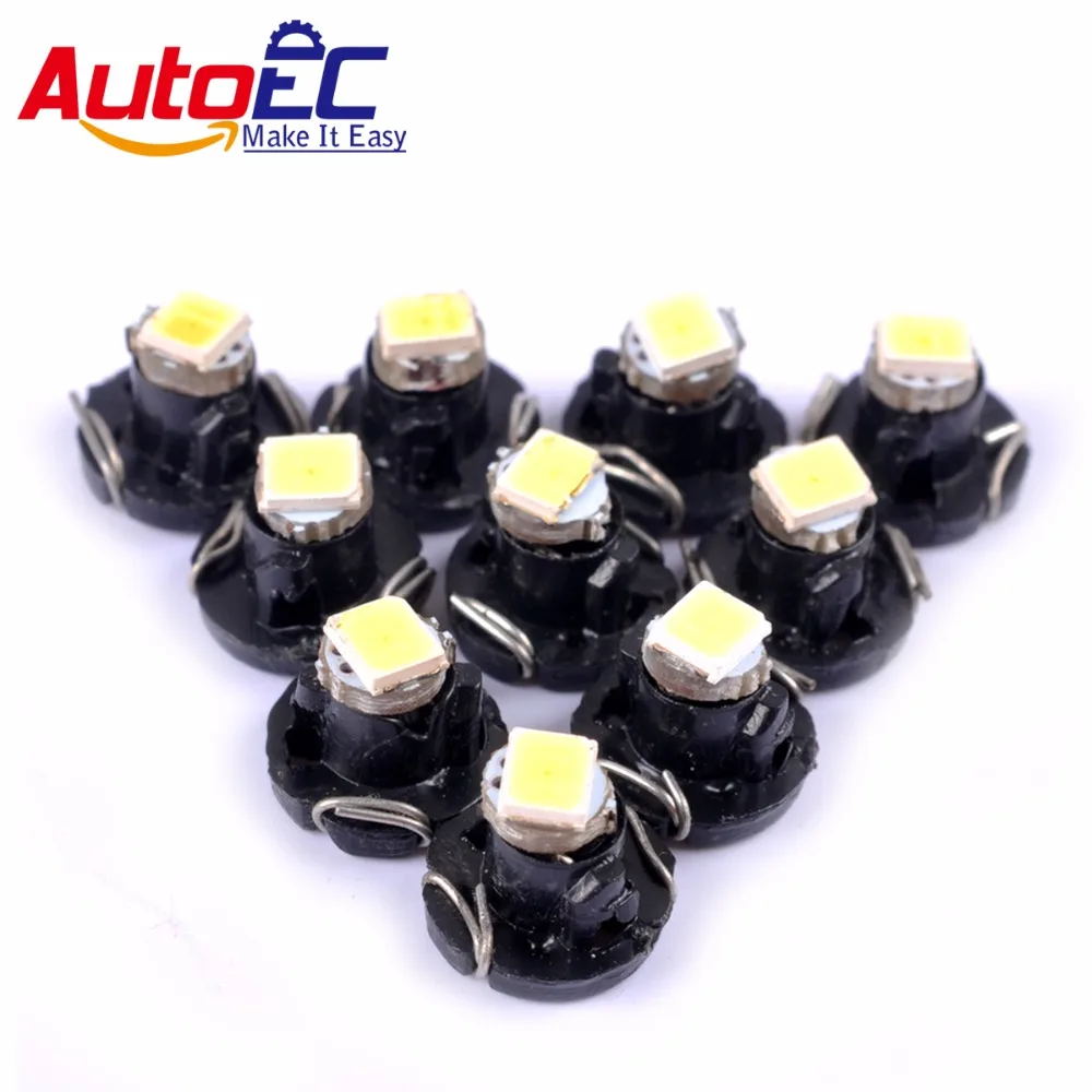 AutoEC 10X автомобиль инструмент светильник T3 T4.2 1210 3528 T4.7 5050 1 SMD СВЕТОДИОДНЫЙ DC12V Авто приборной панели автомобиля тире лампа Кластерные лампы 6 Цвет# LA05