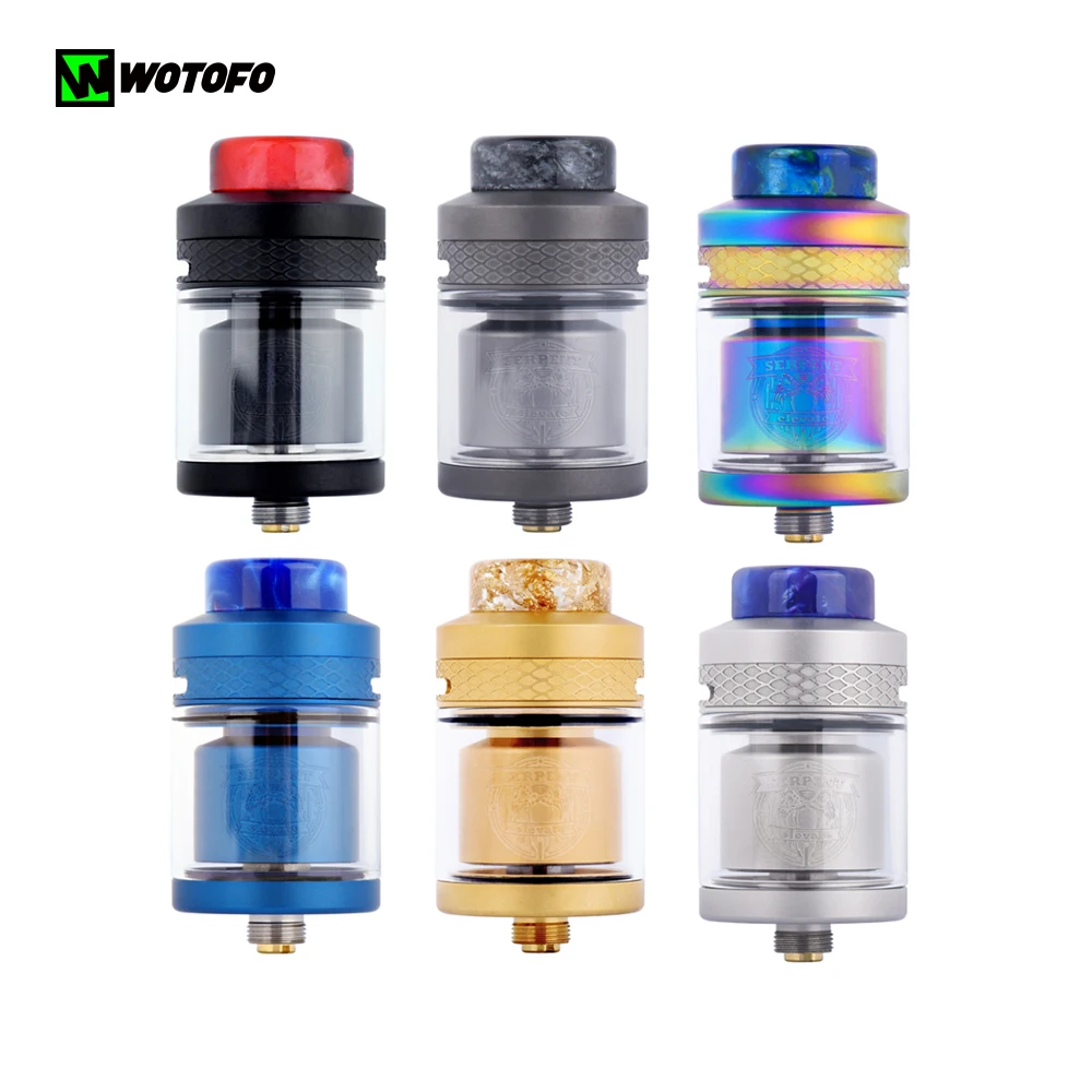 

Original Wotofo Serpent Elevate RTA Atomizer Vape Tank vape cartridge Rebuilding Dripping Top Filling fit 510 Thread vape mods
