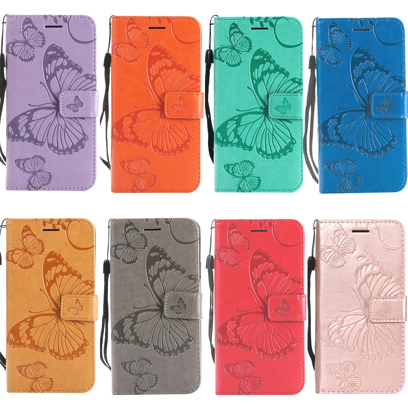 

Fashion 3D Butterfly Leather Flip Wallet Case Soft Phone Silicone Cover Shell Coque Fundas Capa Hull for xiaomi Pocophone F1