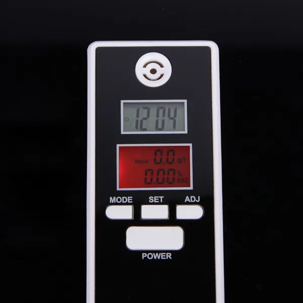 Double LCD alcohol tester with red flashlights Breathalyzer Alcohol Detector PFT661S With retail package by CPAM Alcohol Tester Breath Alcohol Tester