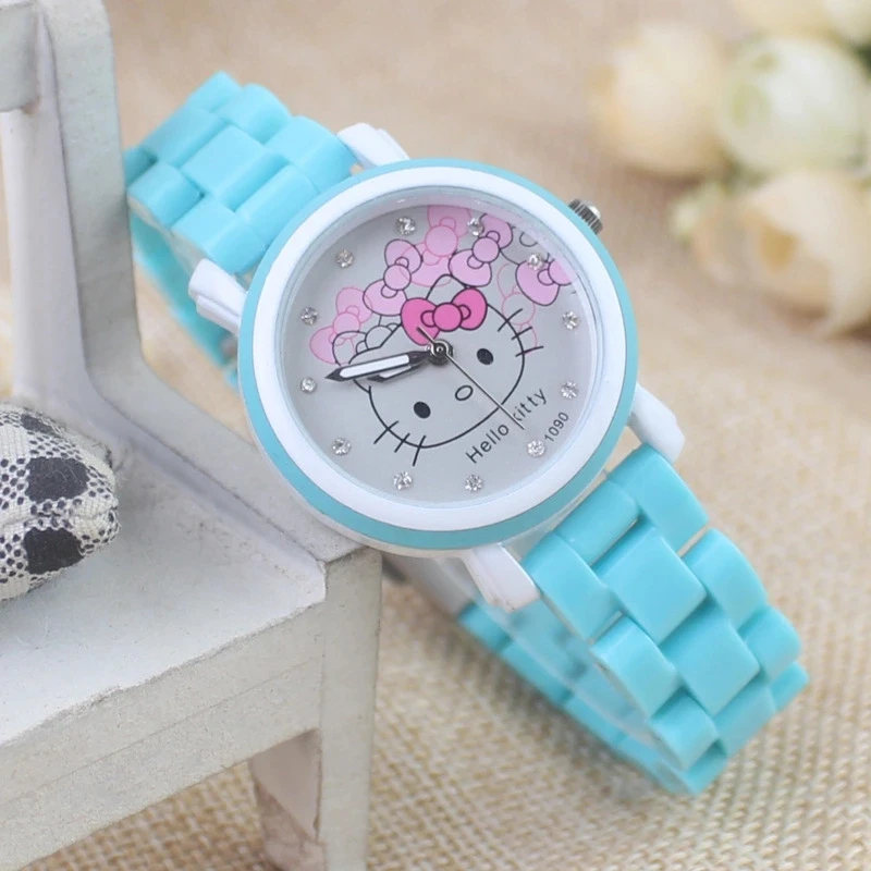 

The new fashion watches Hello Kitty girl watches cartoon KT cat students