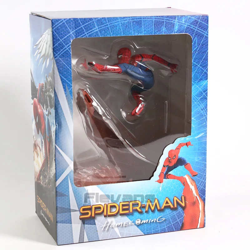 Marvel Человек-паук возвращение домой Человек-паук 1/10 Масштаб ПВХ Фигурка Статуя Коллекционная модель игрушки