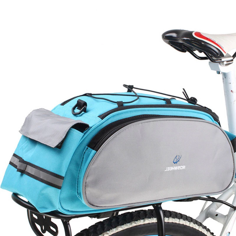 

2018 13L Bicycle Bag Multifunction Bike Tail Rear Bag Saddle Seat Pannier Bag Shoulder Handbag Bicicleta Basket Rack Trunk Bag