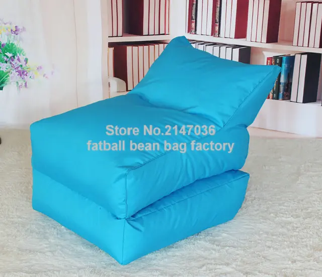 aqua blue folding bean