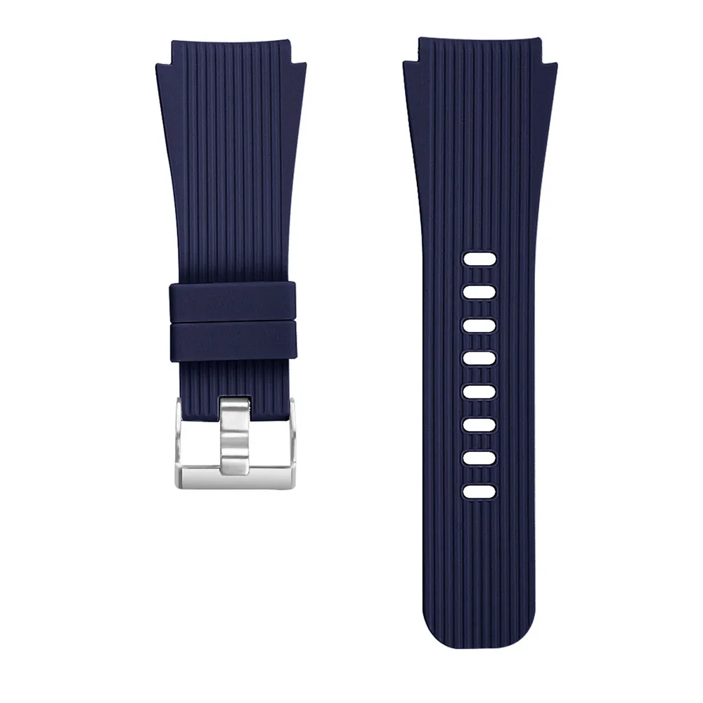 22 мм силиконовый ремешок для samsung Galaxy Watch спортивный резиновый сменный Браслет ремешок для часов для Galaxy Watch 46 мм черный белый - Цвет ремешка: Ocen blue