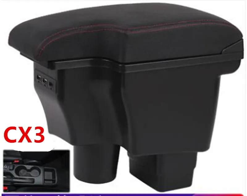 Skup Dla Mazda CX 3 CX 3 CX3 podłokietnik ze schowkiem interfejs ładowania usb