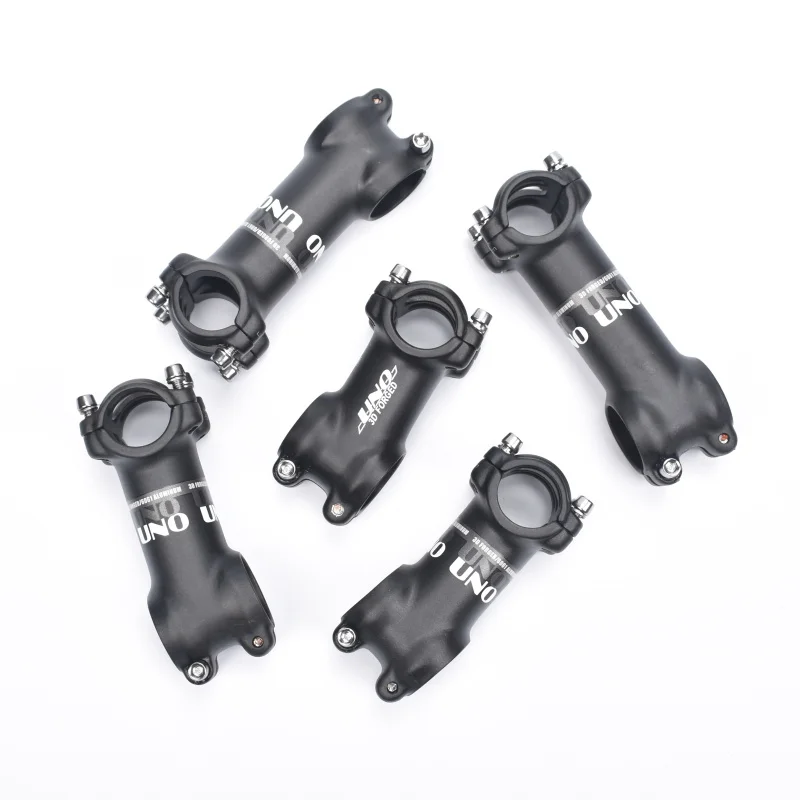 

UNO Bicycle Stem 7/17/35 Degree 60/70/80/90100/110mm Handlebar Stem MTB Mountain Bike Road for 28.6mm Fork 31.8mm Handlebar