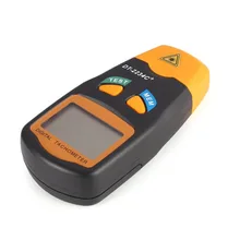 DT2234C+ Ручной ЖК-цифровой Мини Бесконтактный лазерный фототахометр измеритель скорости и оборотов 2,5~ 99999 ОБ/мин